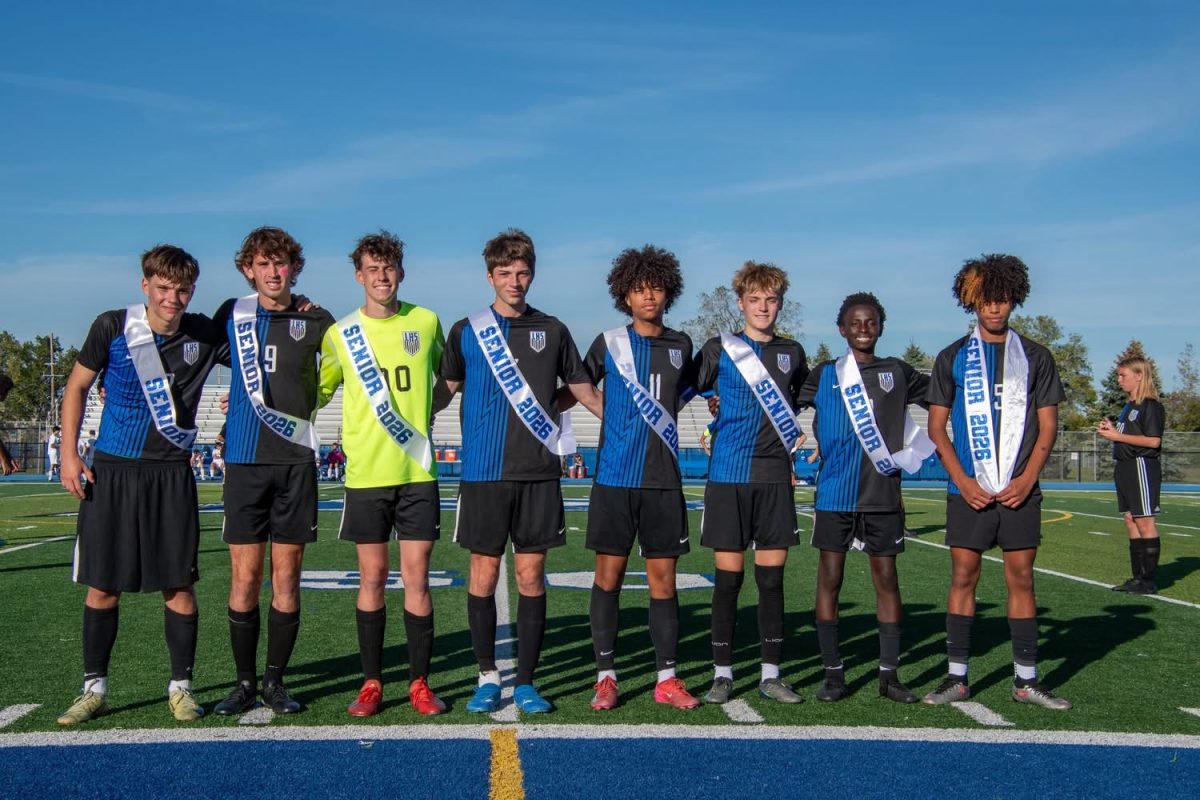 All 8 seniors with their senior sashes
